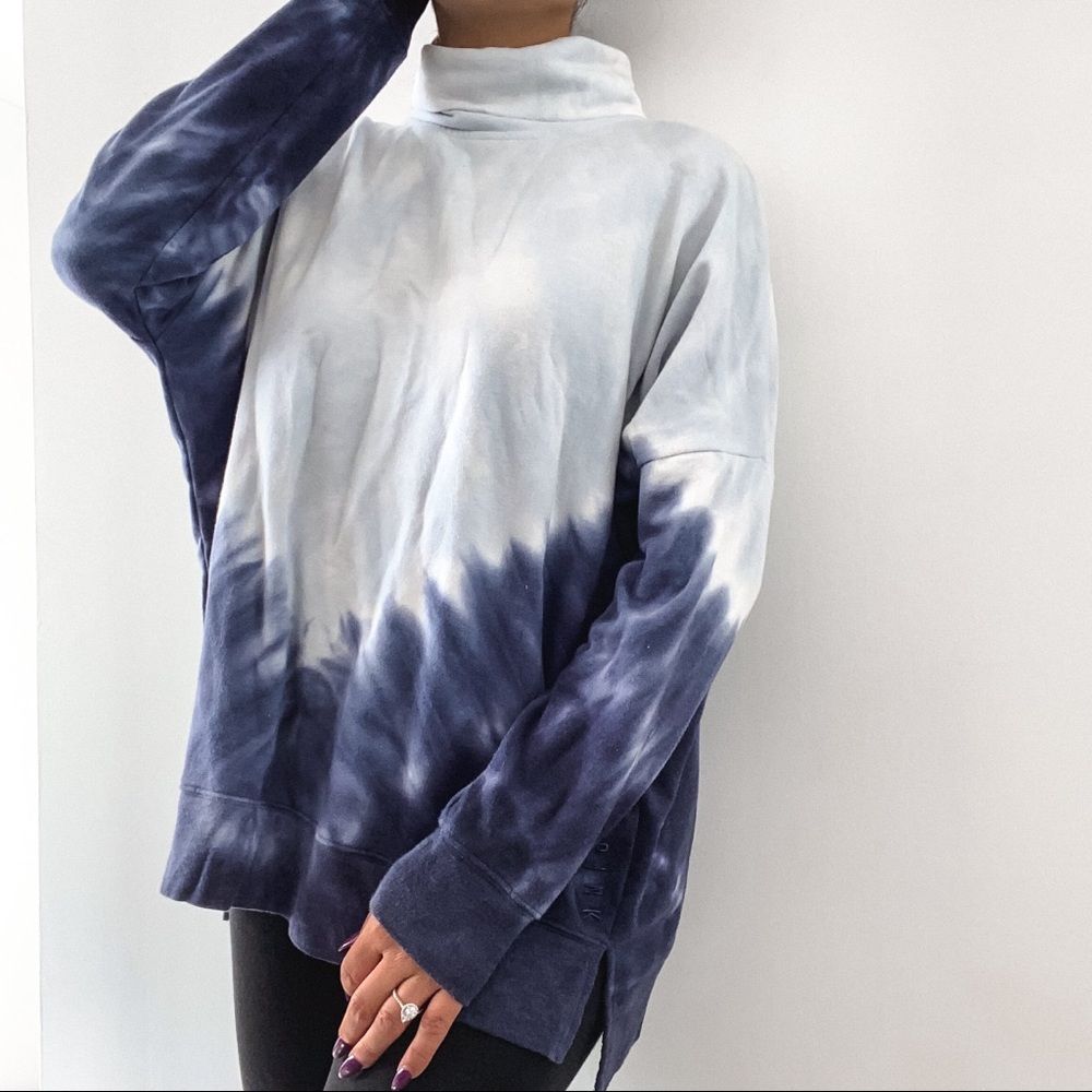Tie dye turtleneck